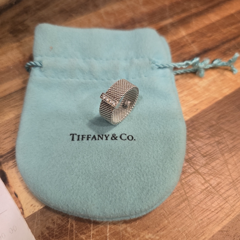 Tiffany & Co. Silver Mesh Ring